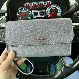 Kate Spade Tinsel Box Medium Phone Wristlet